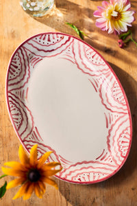 Large Pink Platter