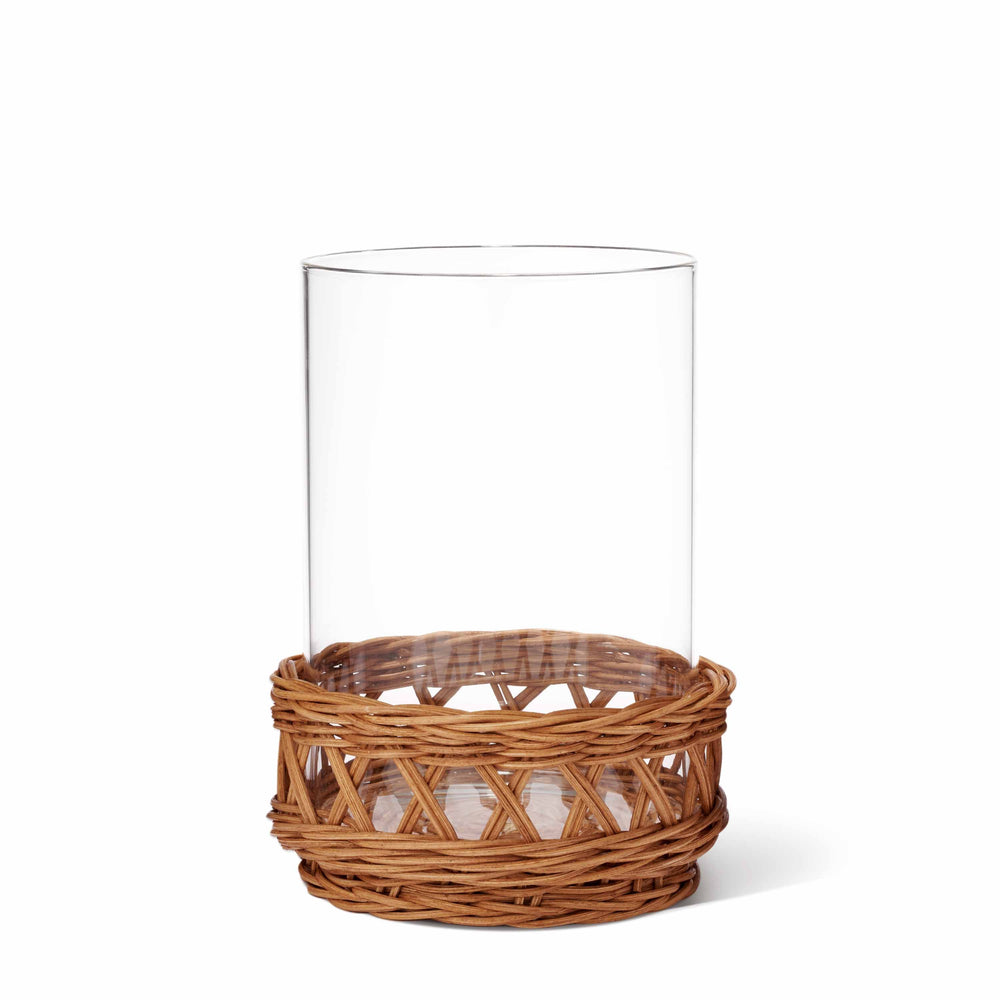 Navona Mini Rattan Hurricane in Toffee