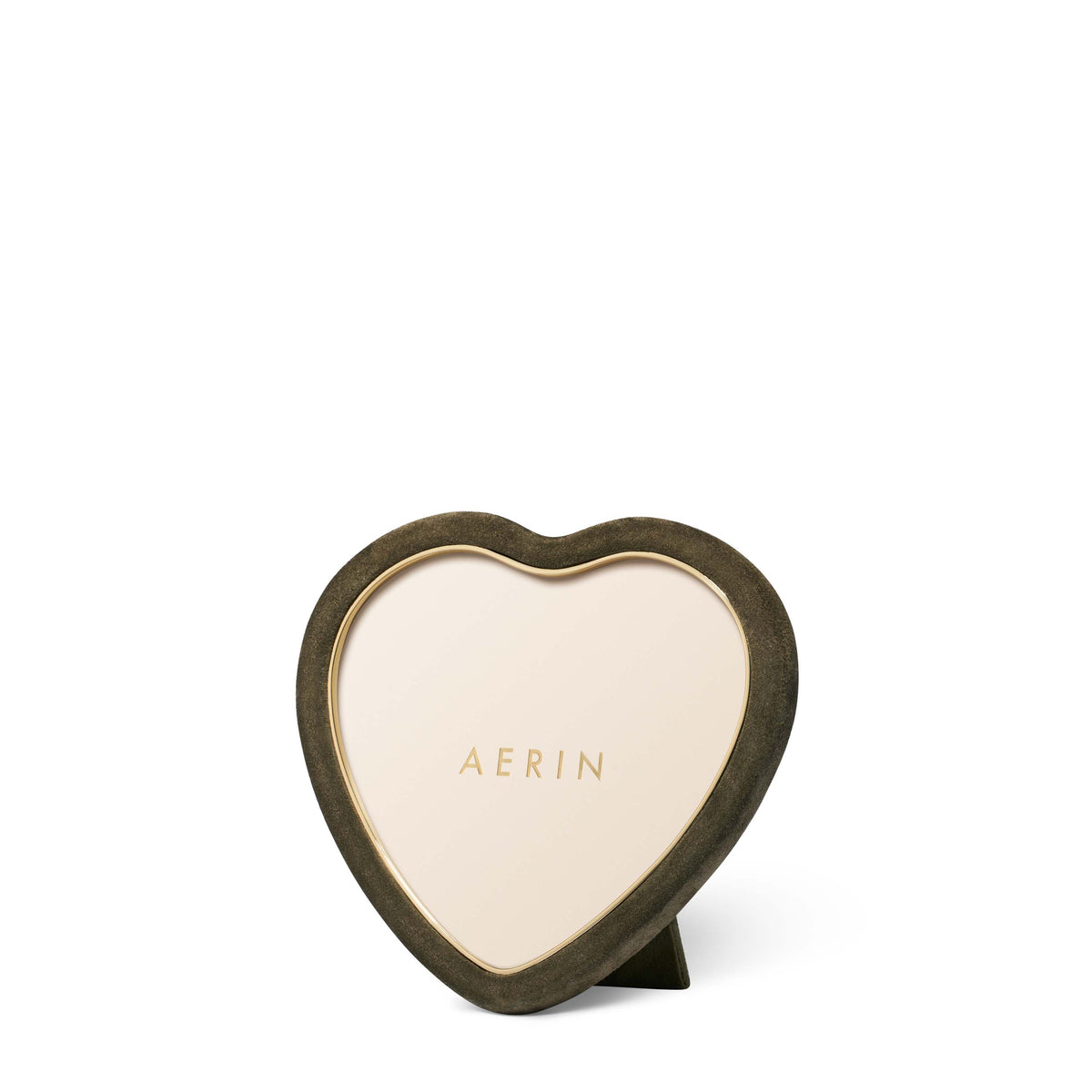Piero Suede Frame in Juniper in Heart