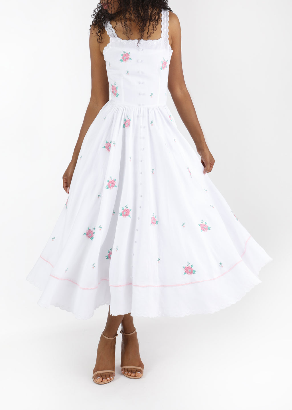 OTM Exclusive: Cathleen Dress White / XXL