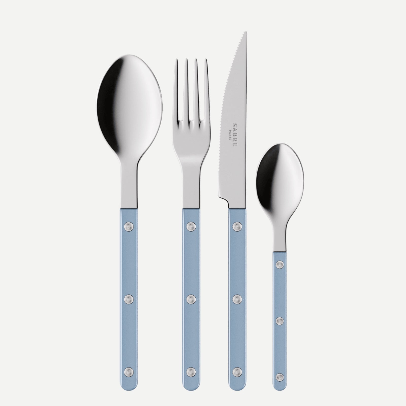4 Pieces Cutlery Set, Bistro Pearly, Light Blue