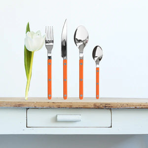 Bistrot Place Setting in Orange, Set of 5