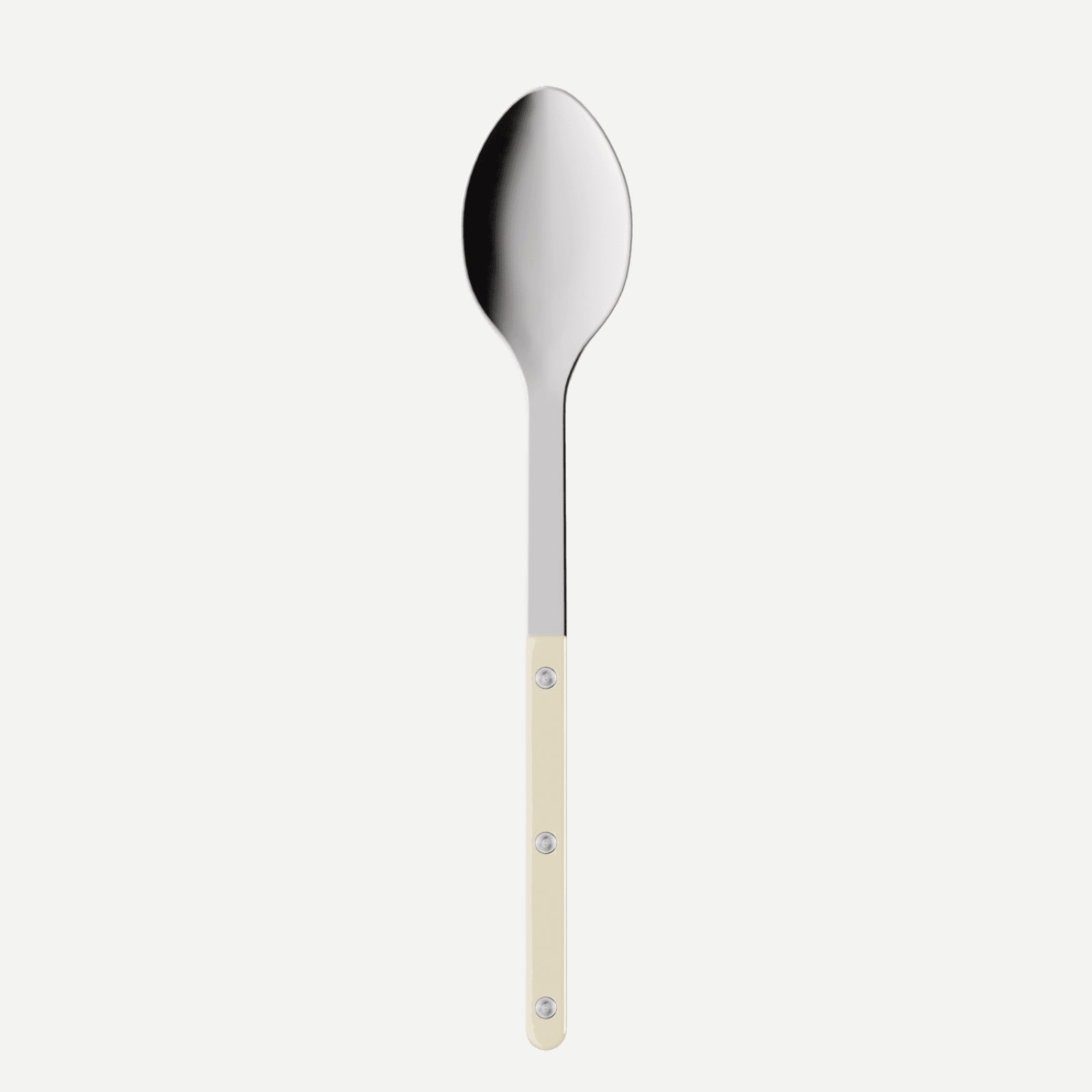 Bistrot Solid Serving Spoon, Ivory