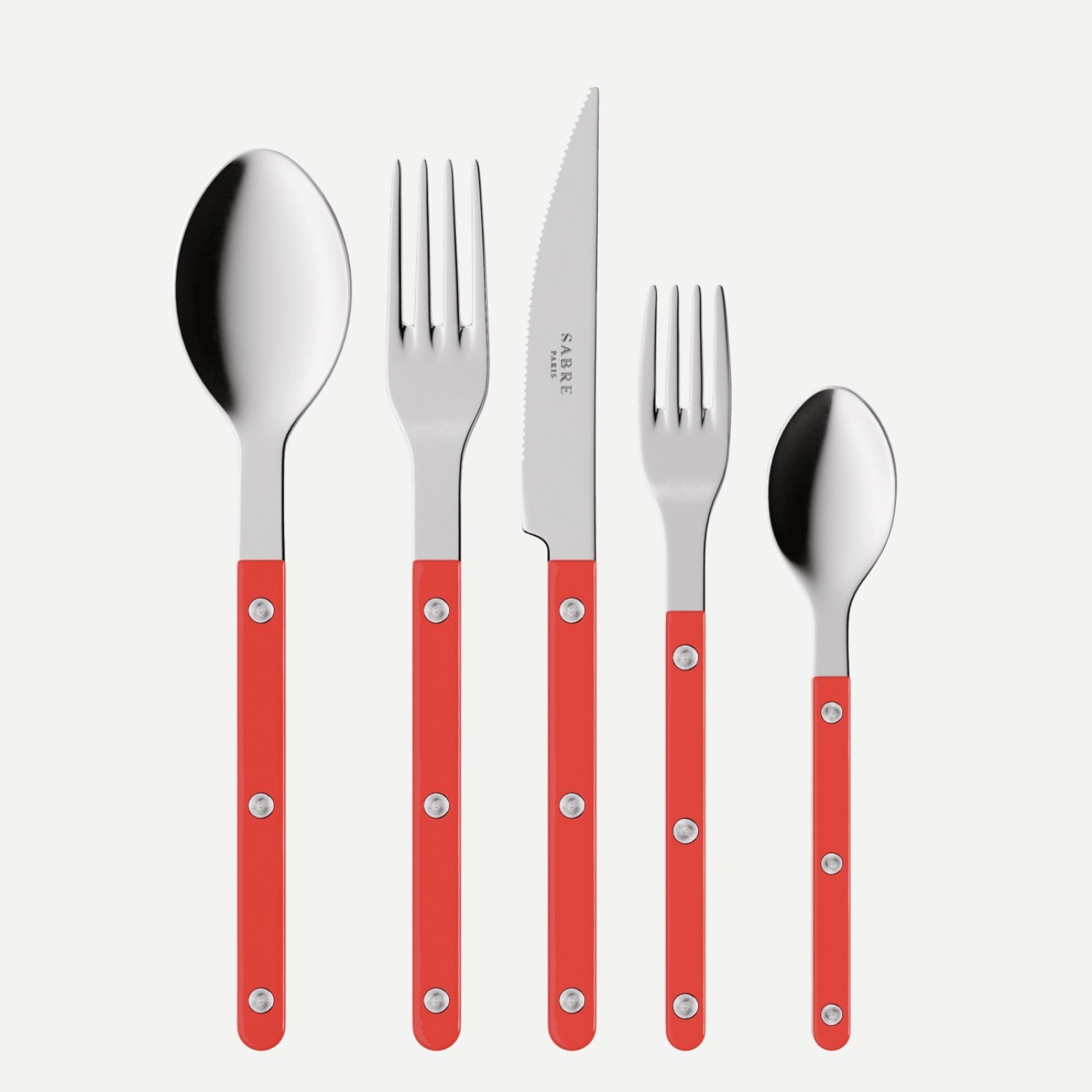 20 Piece Bistrot Solid, Red