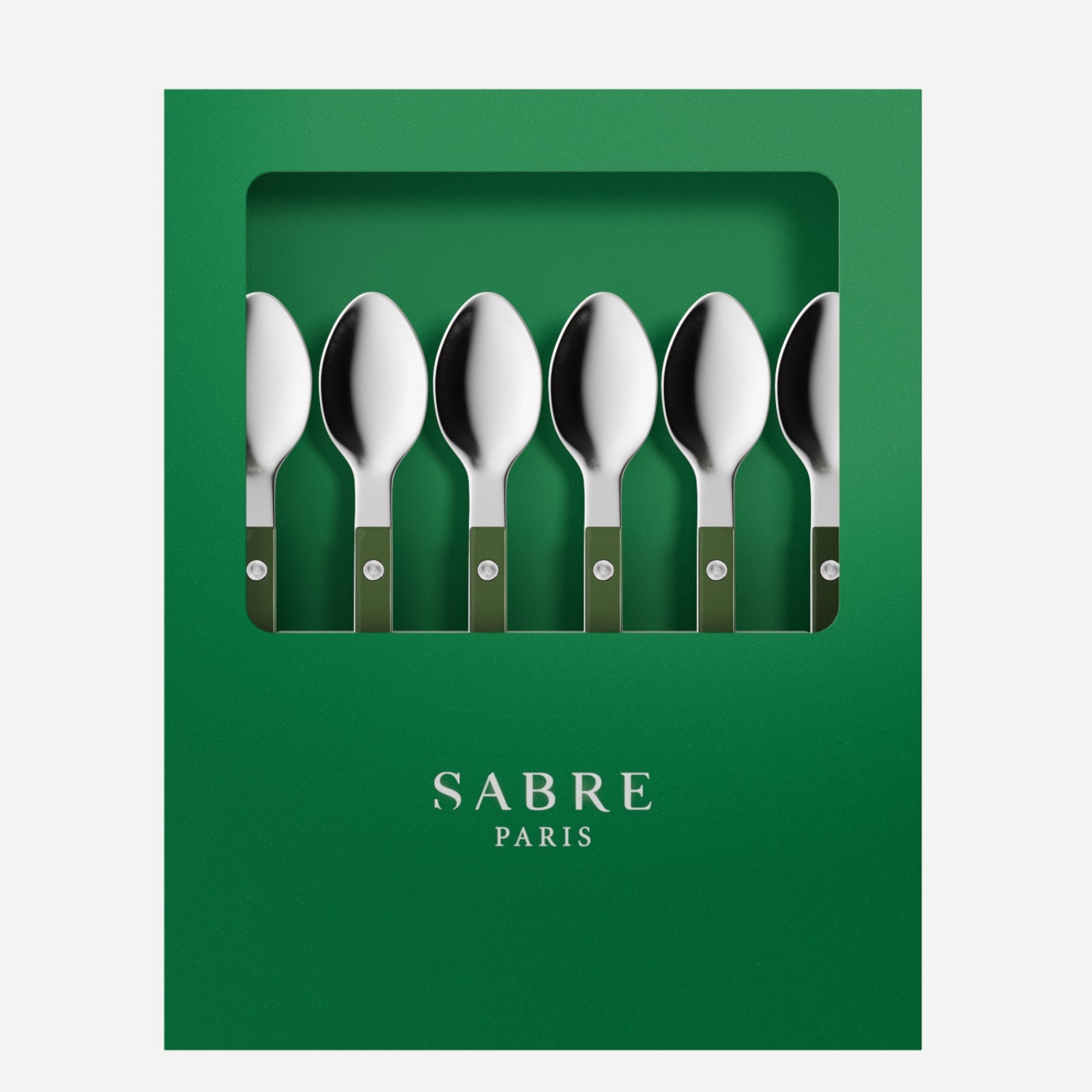 Box of 6 espresso spoons