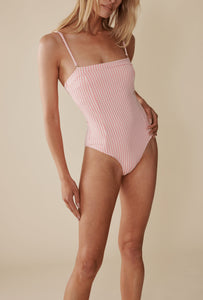 The Ines One Piece in Primrose Plaid