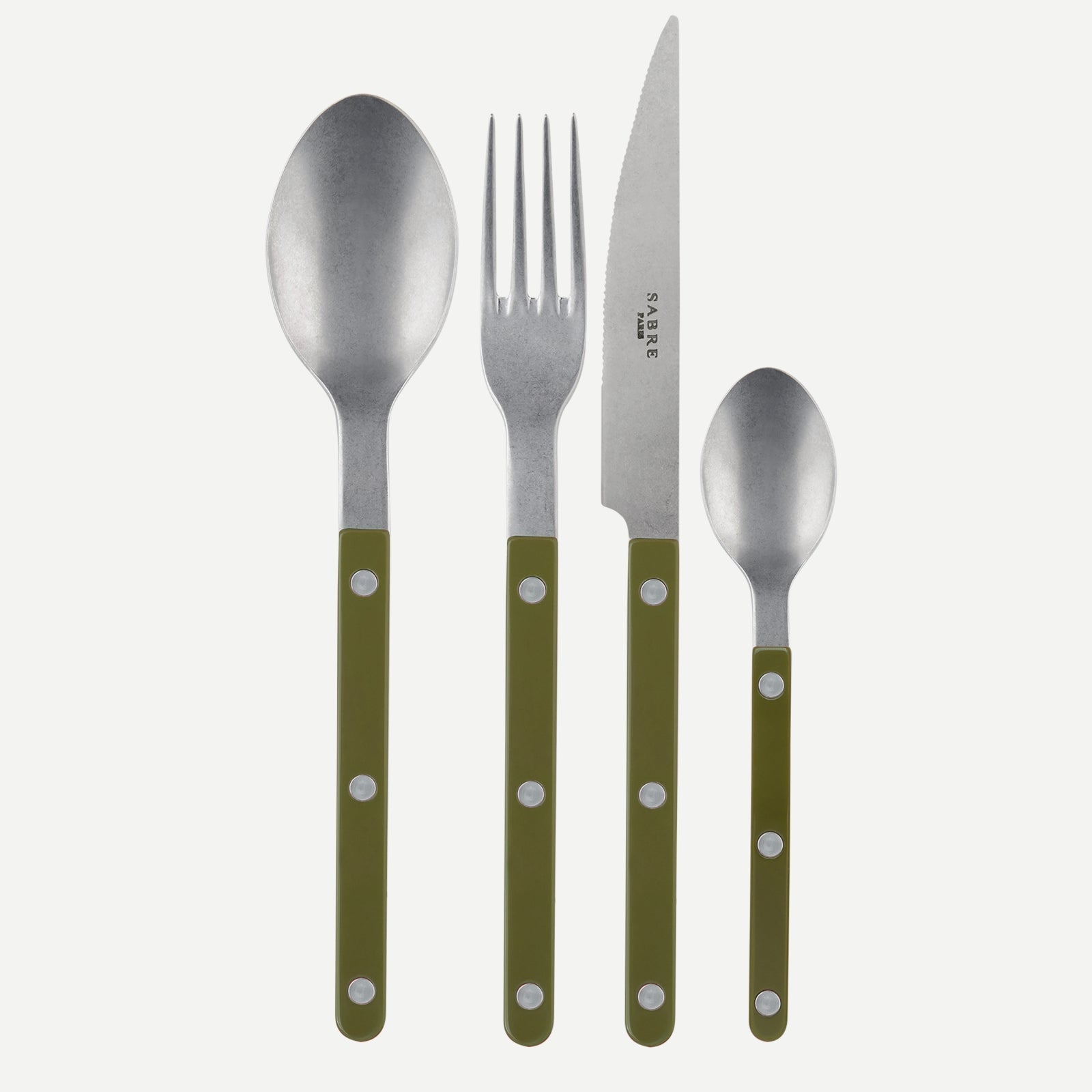 Bistrot Vintage 24pc Set, Green fern