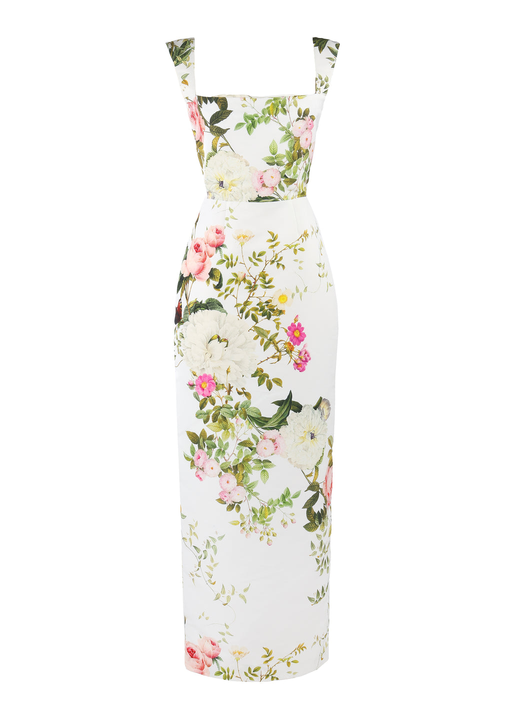 OTM Exclusive: Bridal Midi Dress in White Floral | Over The Moon OTM Exclusive: Bridal Midi Dress in White Floral | Over The Moon