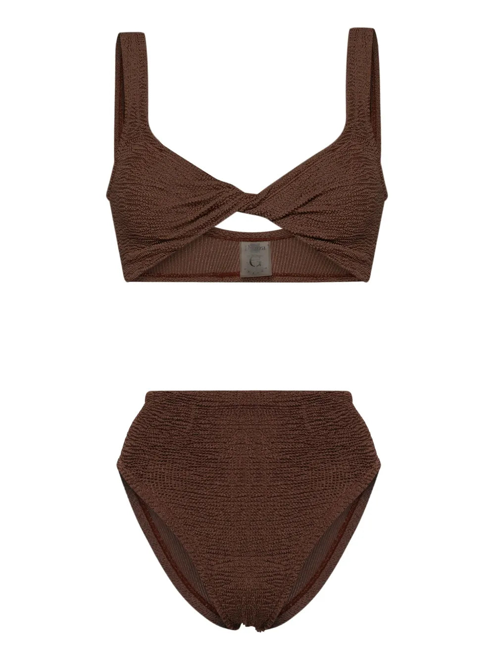 Jamie Bikini in Metallic Chocolate