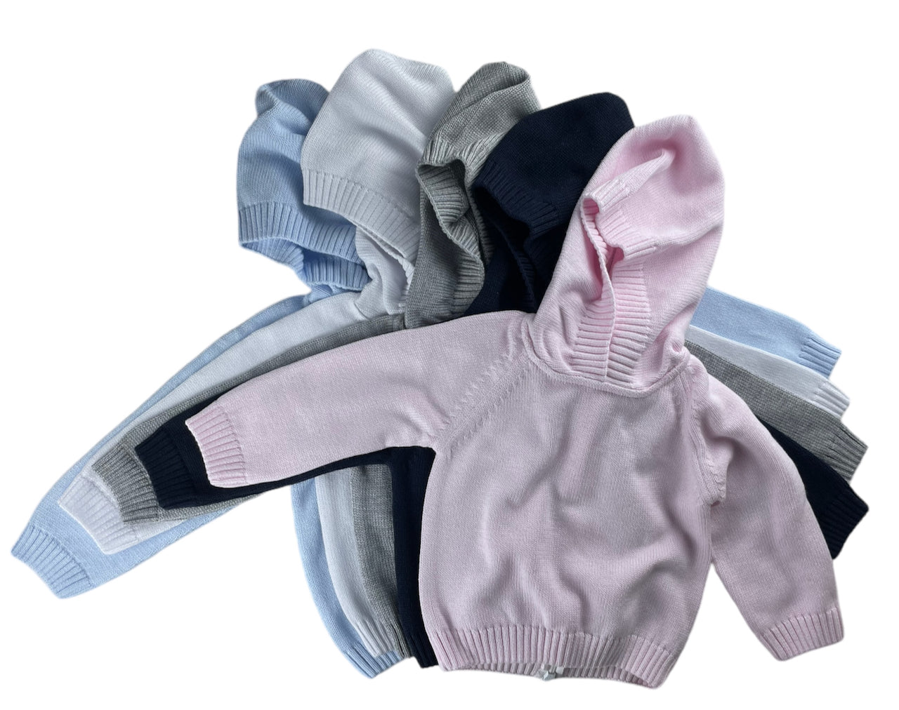 Zip Back Hoodie with Raglan Sleeve in Pink