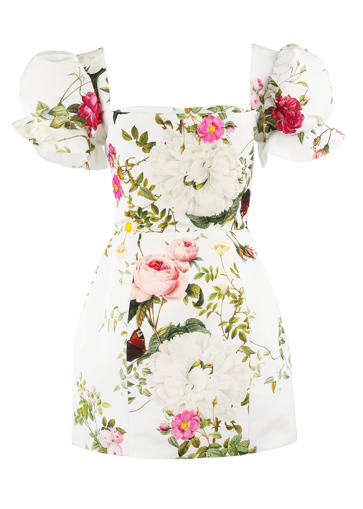 OTM Exclusive: Mini Dress in White Floral