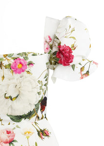 OTM Exclusive: Mini Dress in White Floral