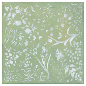 Square Pistachio Garden Print