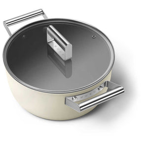 Nonstick Casserole Pan in Cream