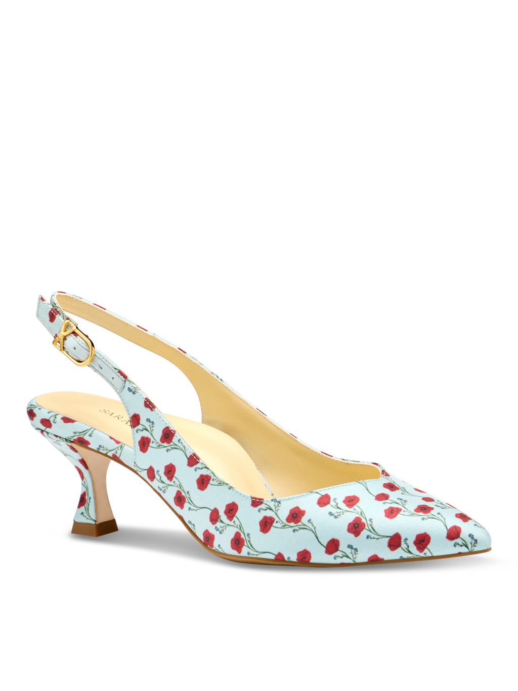 Perfect Kitten Sling 50 in Poppy Printed Silk