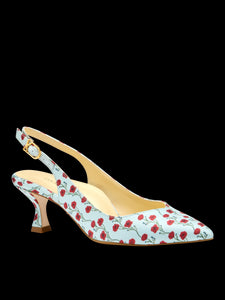 Perfect Kitten Sling 50 in Poppy Printed Silk