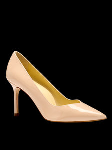 Perfect Pump 85 in Light Sand Patent