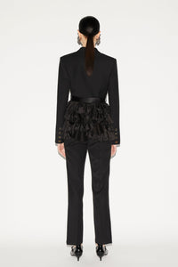 Vincent Jacket Black Tailoring Taffeta