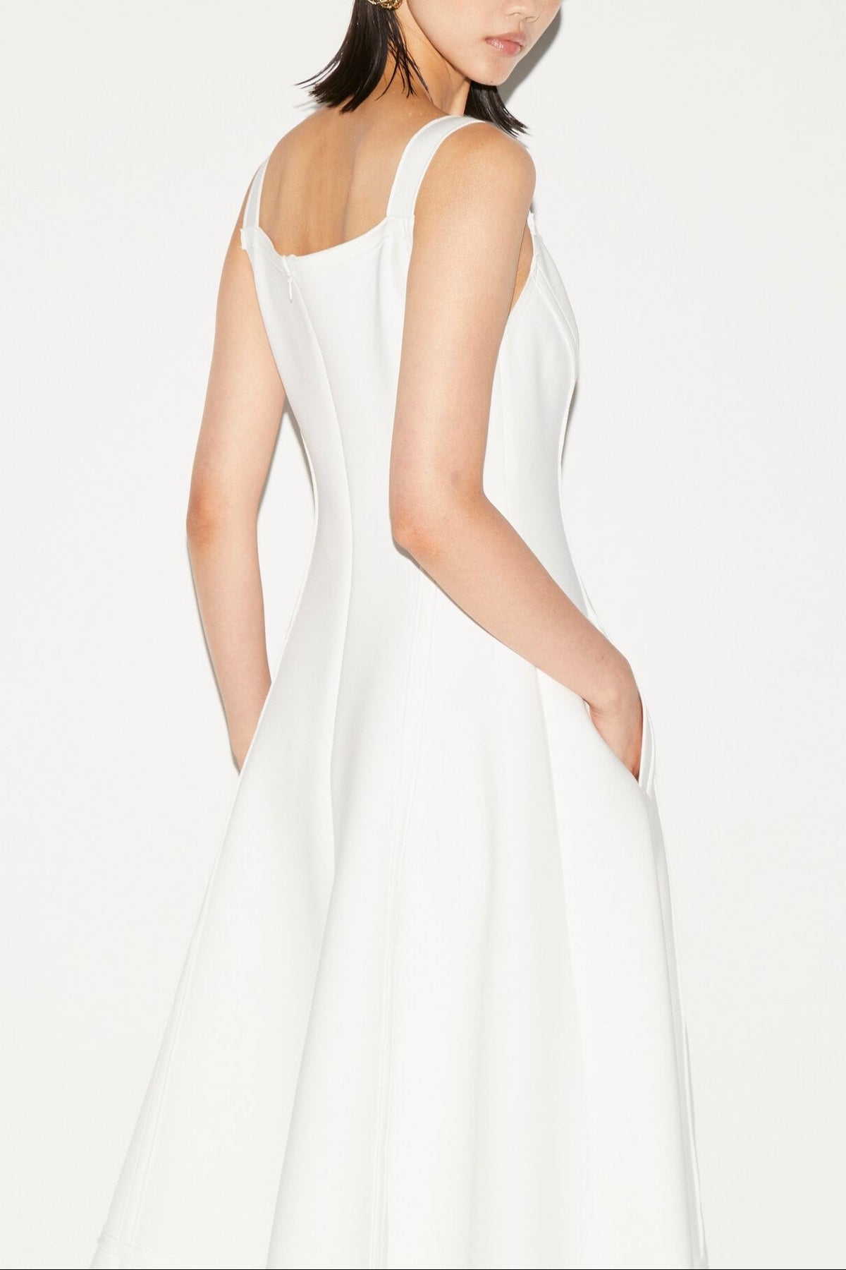 Bridget Dress White Scuba