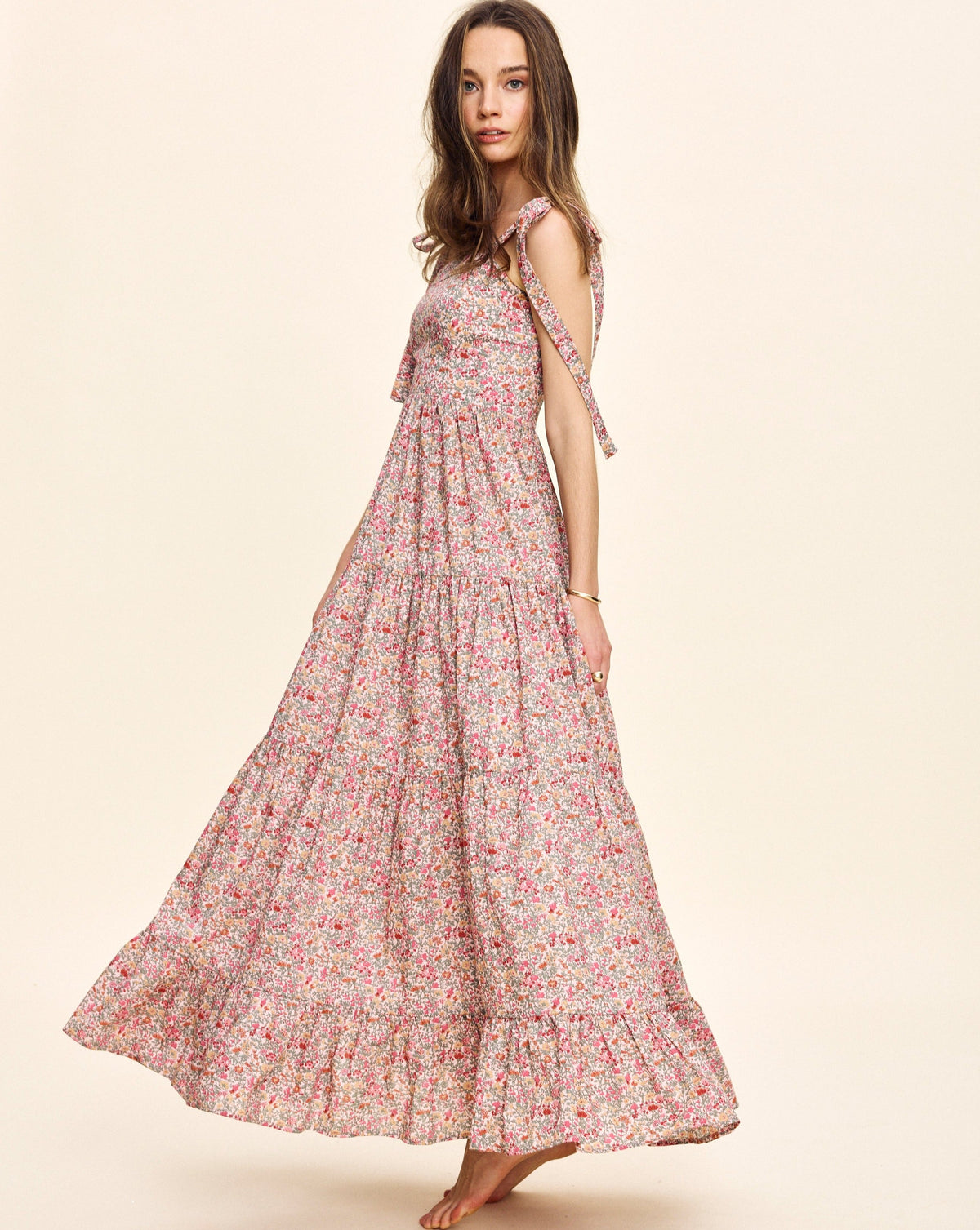 Anna Dress in Rose Liberty Floral