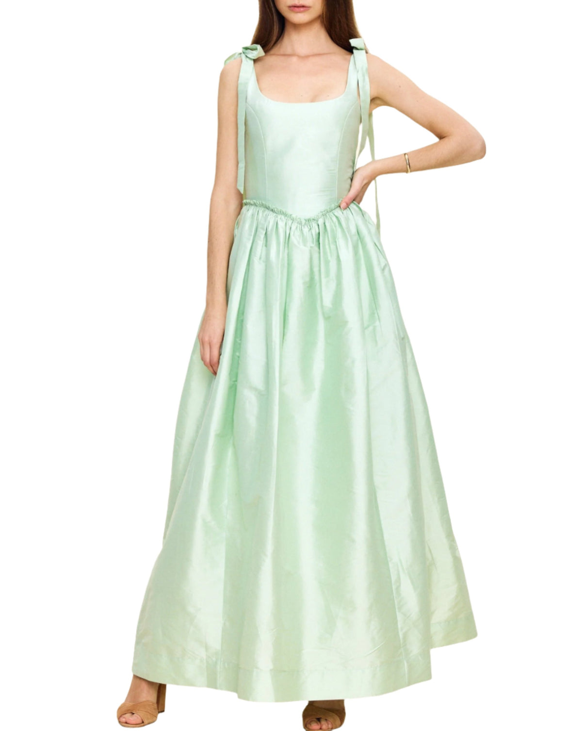 Marie Dress in Pistachio Pistachio / M Marie Dress in Pistachio Pistachio / M