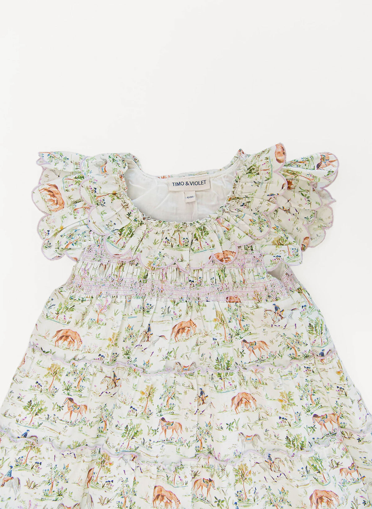 The Mimi Dress in Hunter Pace Print