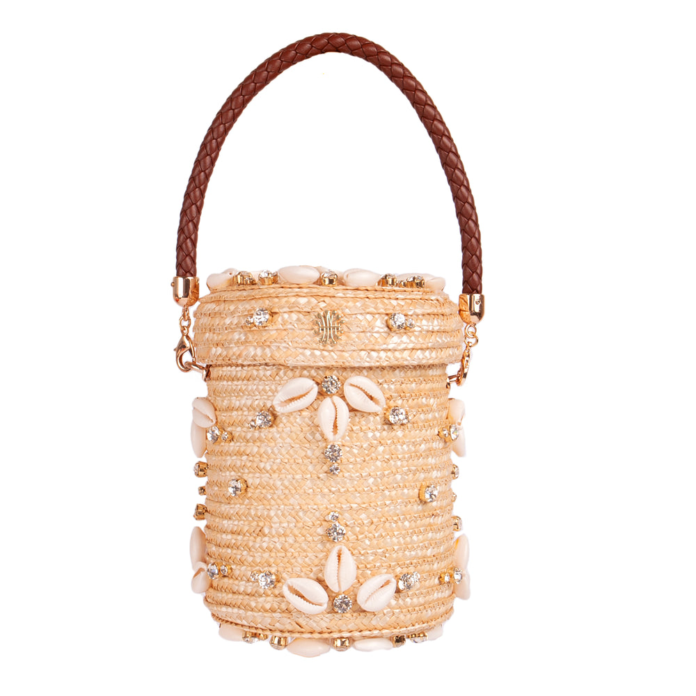 Mini Cylinder Bud Bag in Golden