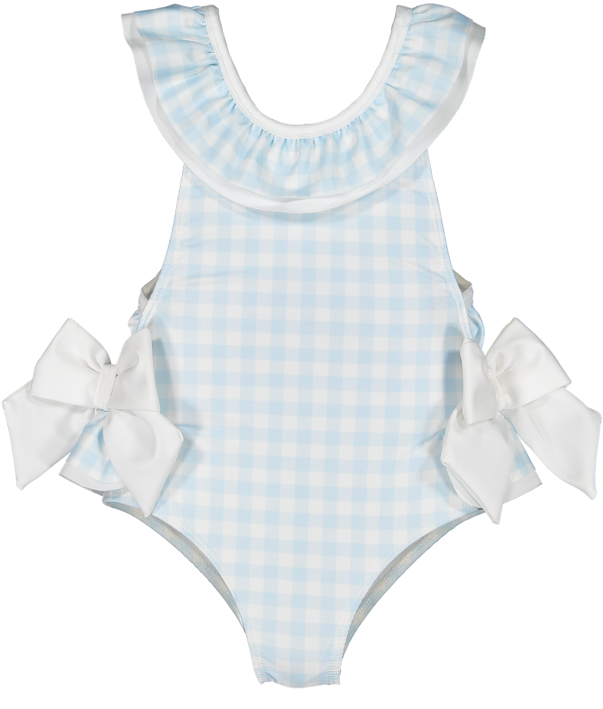 Gingham Blue Swimsuit
