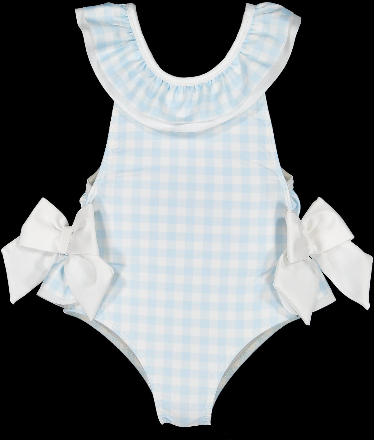 Gingham Blue Swimsuit