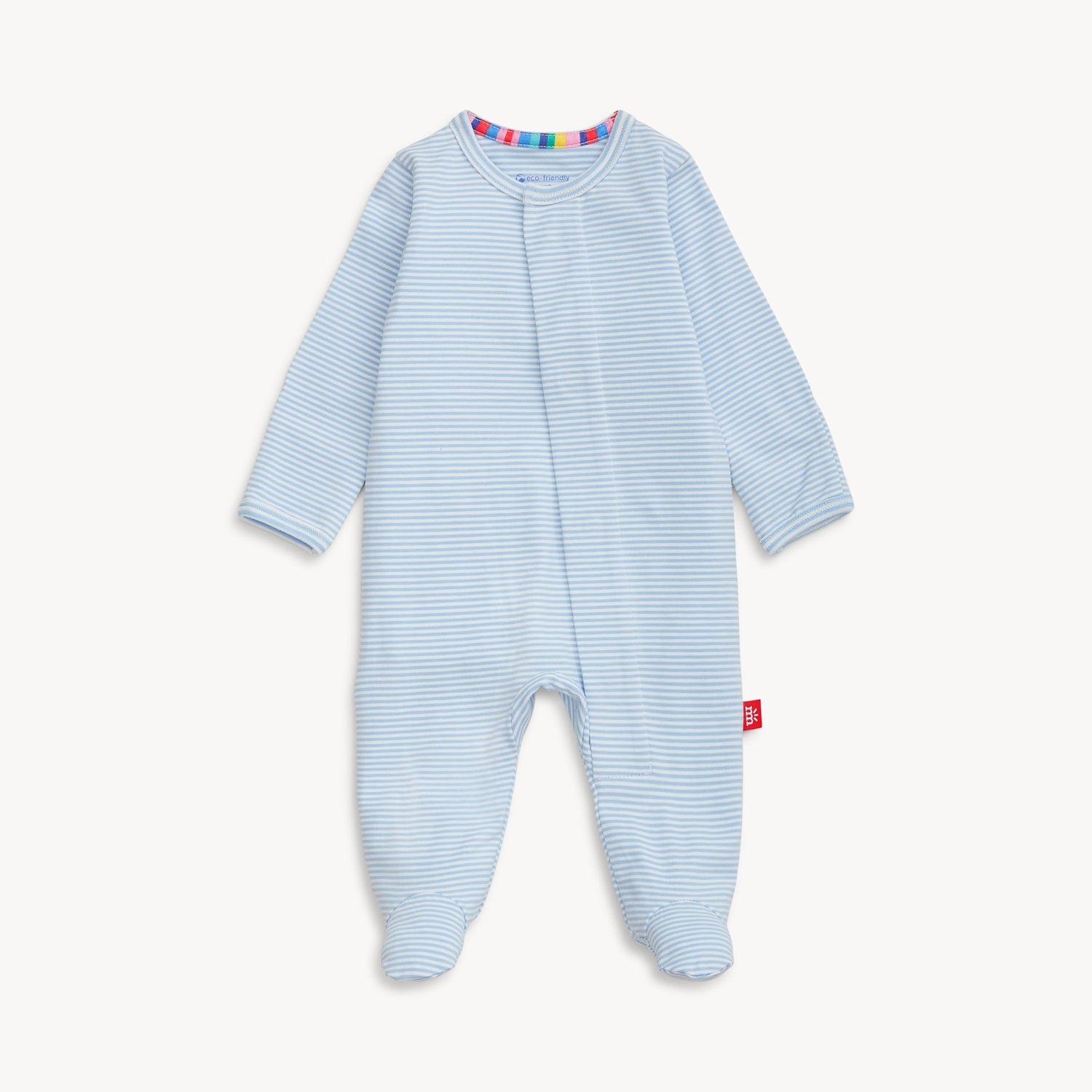 candy stripe yarn dye cloudstretch™ magnetic parent favorite footie