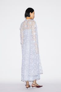 Samantha Cape Dusty Blue Lace