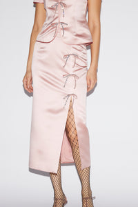 Theresa Skirt Pale Pink Duchesse