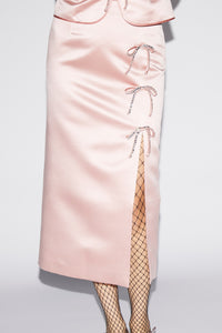 Theresa Skirt Pale Pink Duchesse