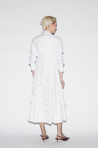 Lee Skirt White Embroidered Cotton