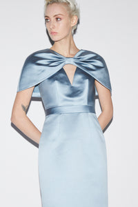 Anita Dress Pale Blue Duchesse