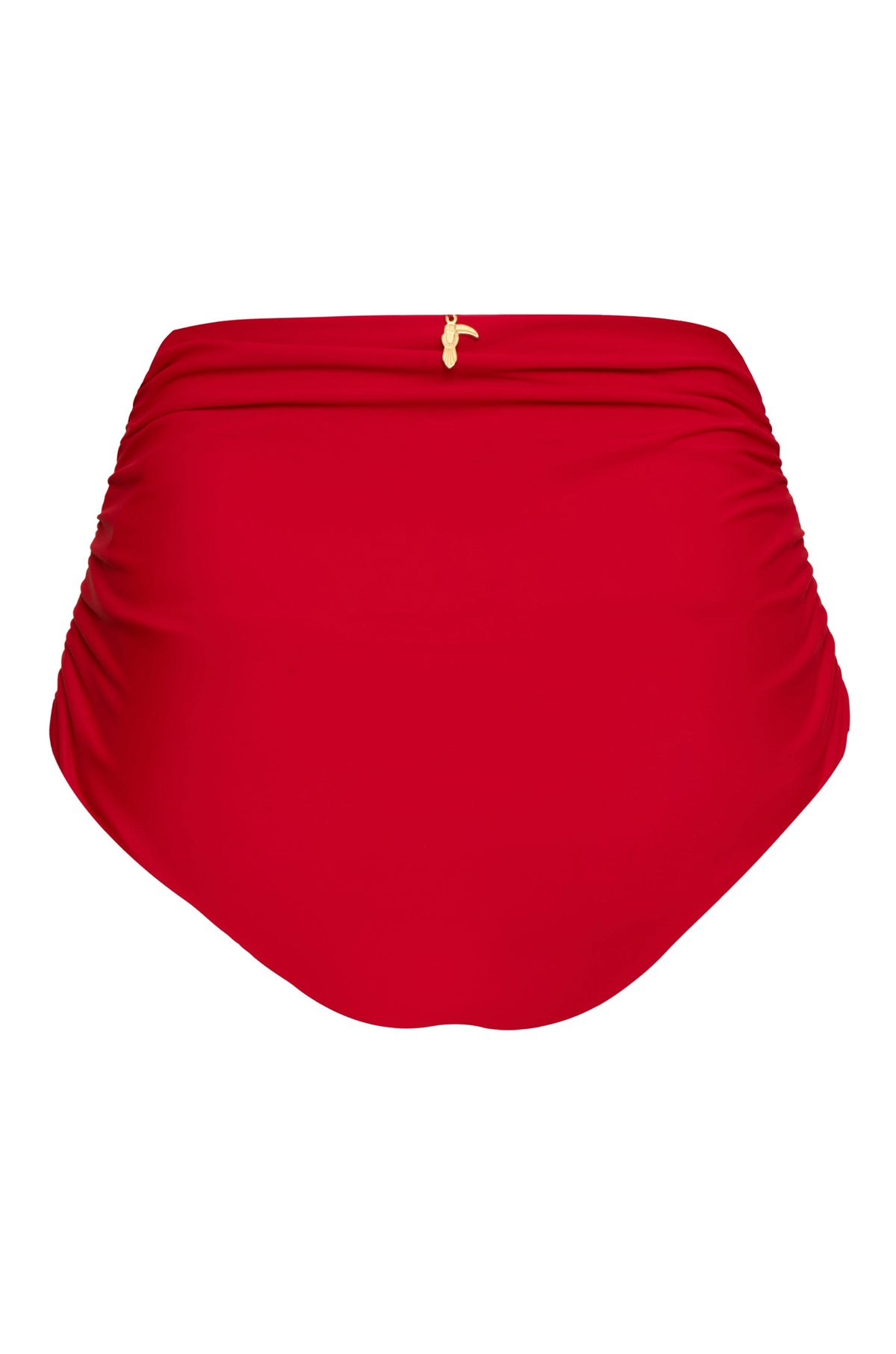 Victoria Embroidered Bottom in Red & Fuchsia