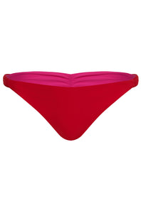 Potosi Bottom in Red & Fuchsia