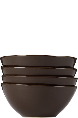 Brown Luna Dipping Bowl Set