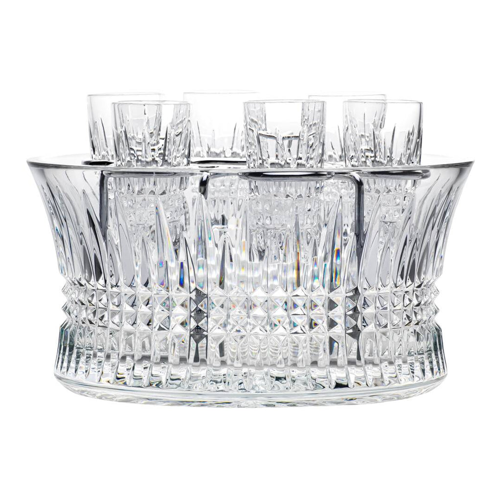 Lismore Diamond Vodka Chiller, Set of 7