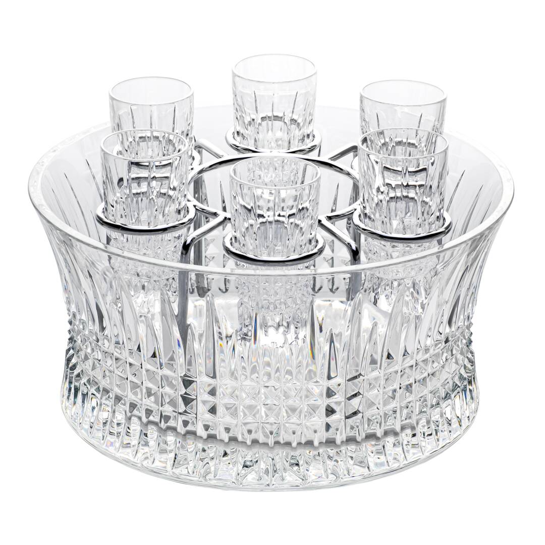 Lismore Diamond Vodka Chiller, Set of 7