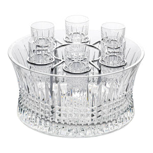 Lismore Diamond Vodka Chiller, Set of 7