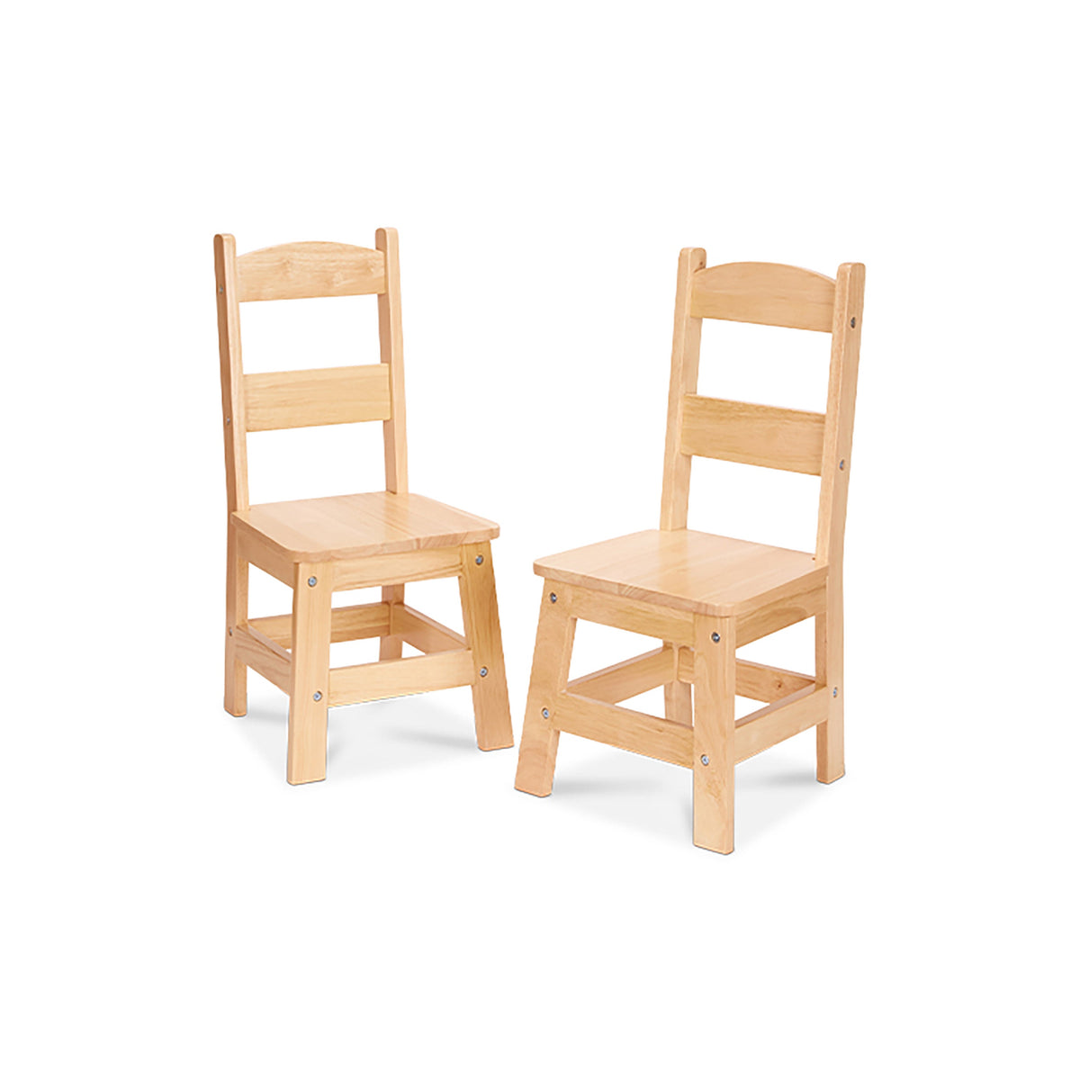 Wooden Table & Chairs Set, Set of 3