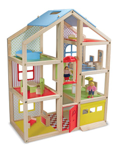 Hi-Rise Wooden Dollhouse