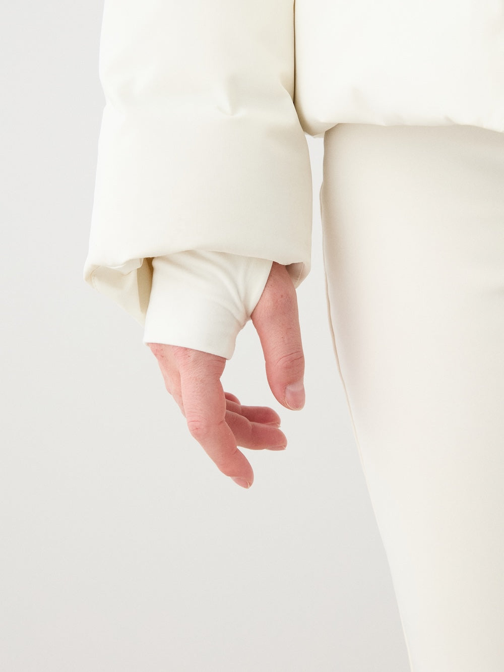 Aurora Ski Jacket in Off White