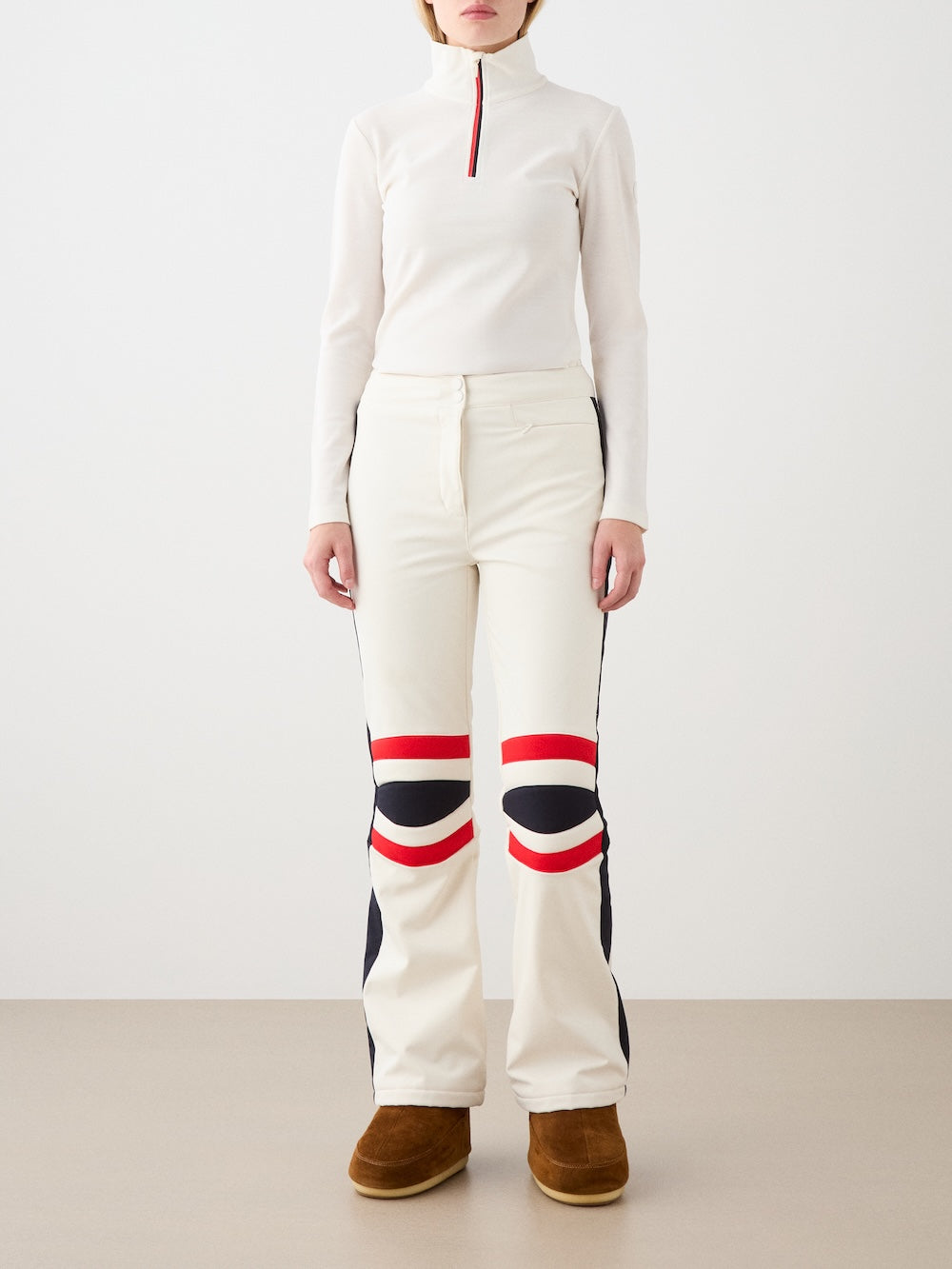 Solo Ski Pant in Off White
