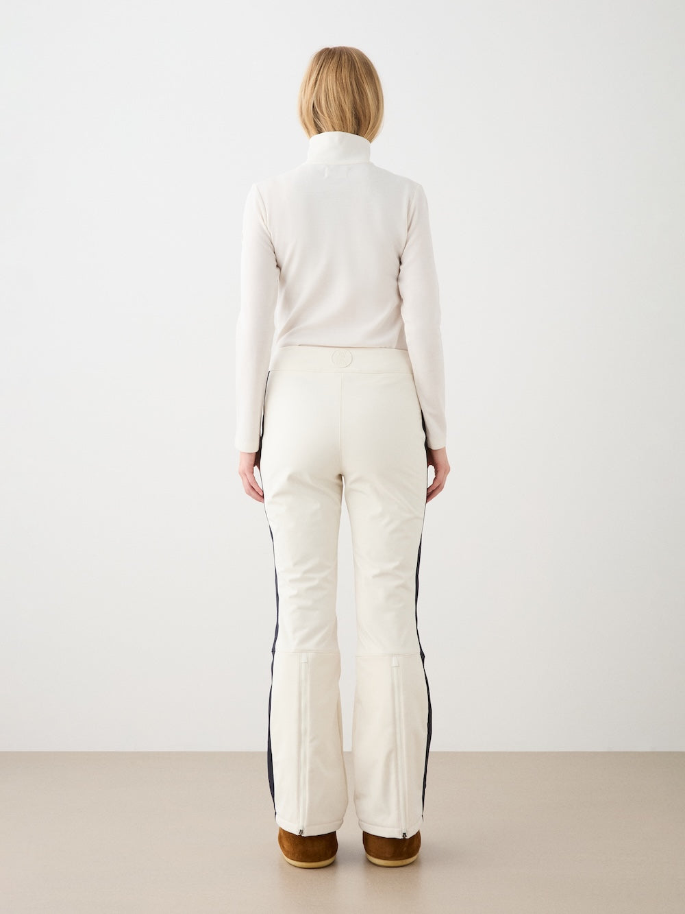 Solo Ski Pant in Off White