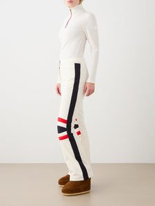 Solo Ski Pant in Off White