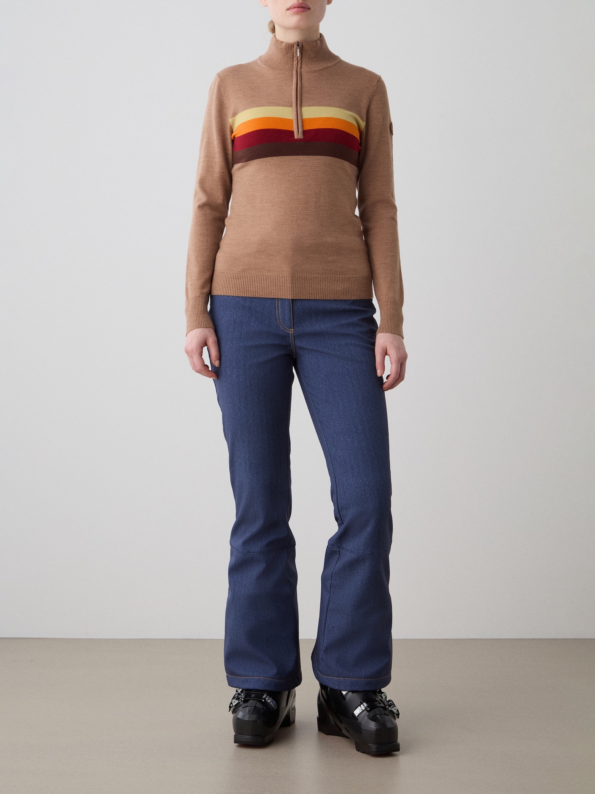 FreeBird Zip Up in Cinnamon