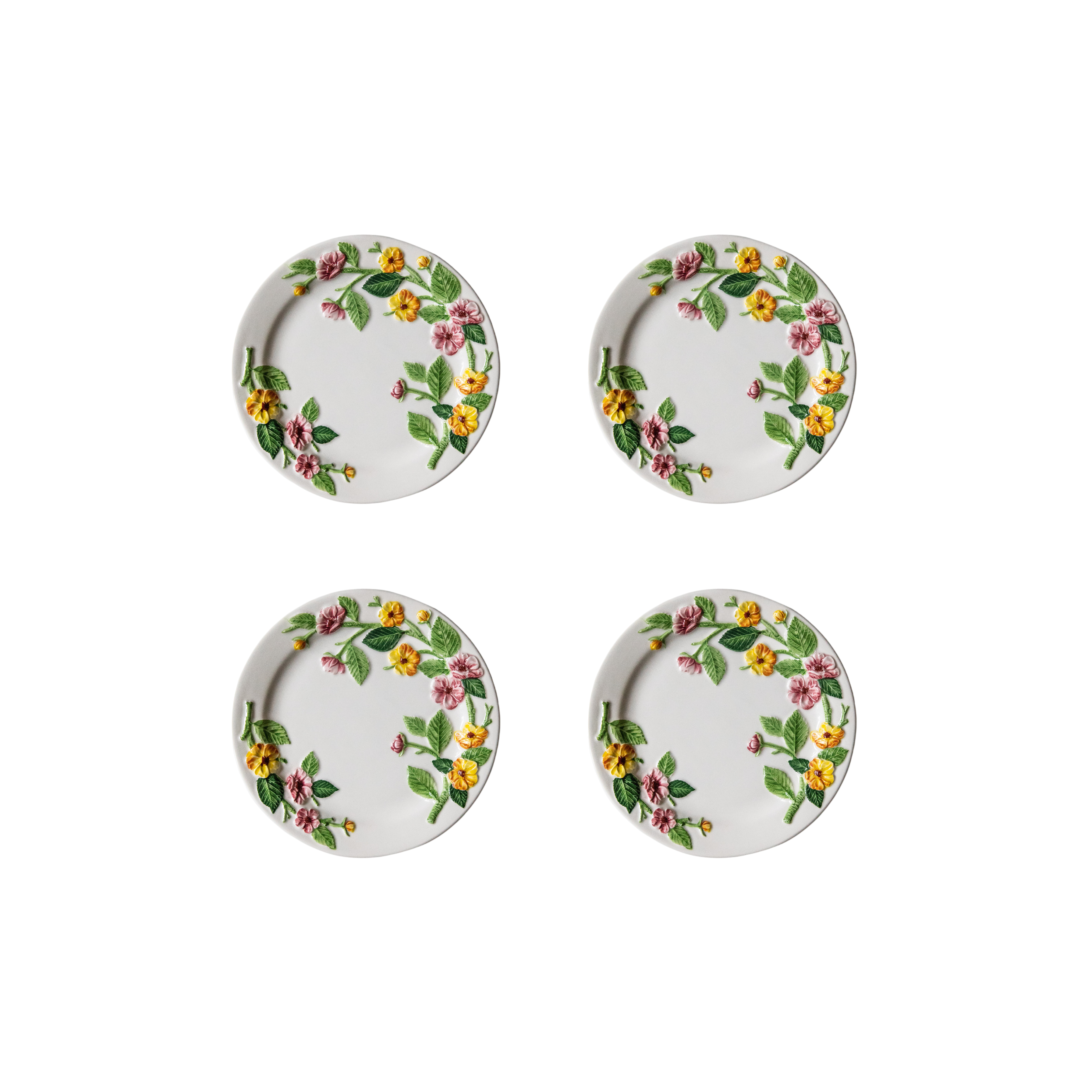 Rae Rose Side Plate, Set of 4