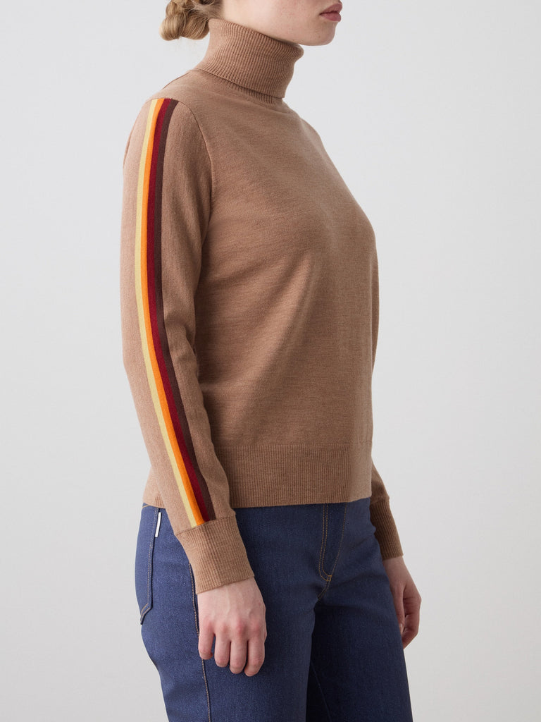 FreeBird Turtleneck in Cinnamon